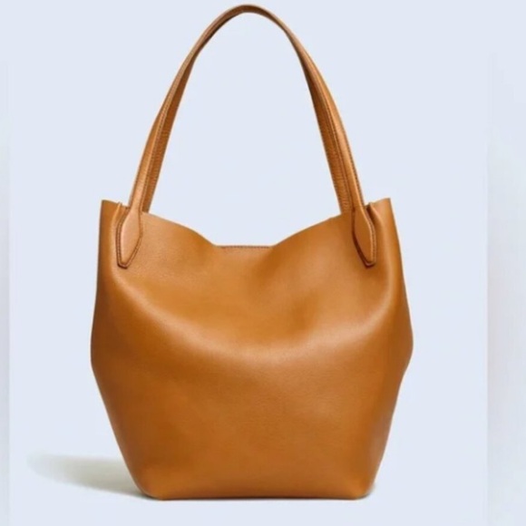 Madewell The Shopper Tote in Soft Grain in Sepia - Picture 1 of 16